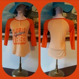 Ladies' Florida Gator's Baseball Henley